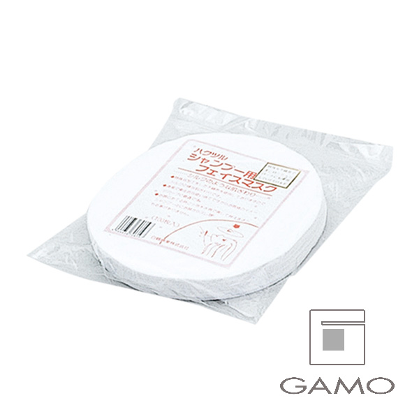 ハクツル シャンプー用フェイスマスク (100枚入) G SELECT ガモウの理美容用品通販サイト
