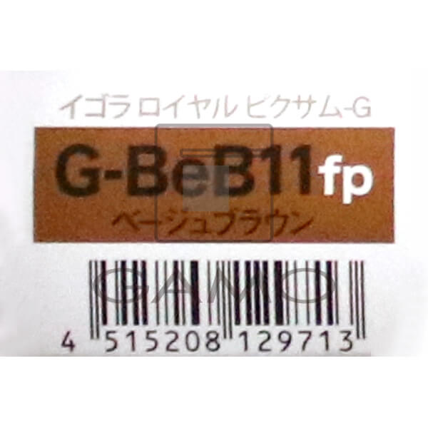 ファイバープレックスカラー（fp） イゴラロイヤル ピクサムG G-BeB11 ベージュブラウン | G SELECT ガモウの理美容用品通販サイト