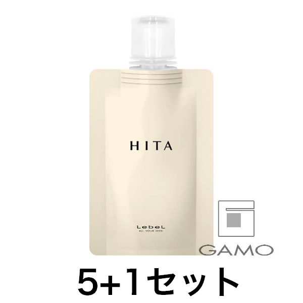 【5点分で1点無料】ヒタ　シャンプー　60ml　ミニパウチ　5+１キャンペーンセット