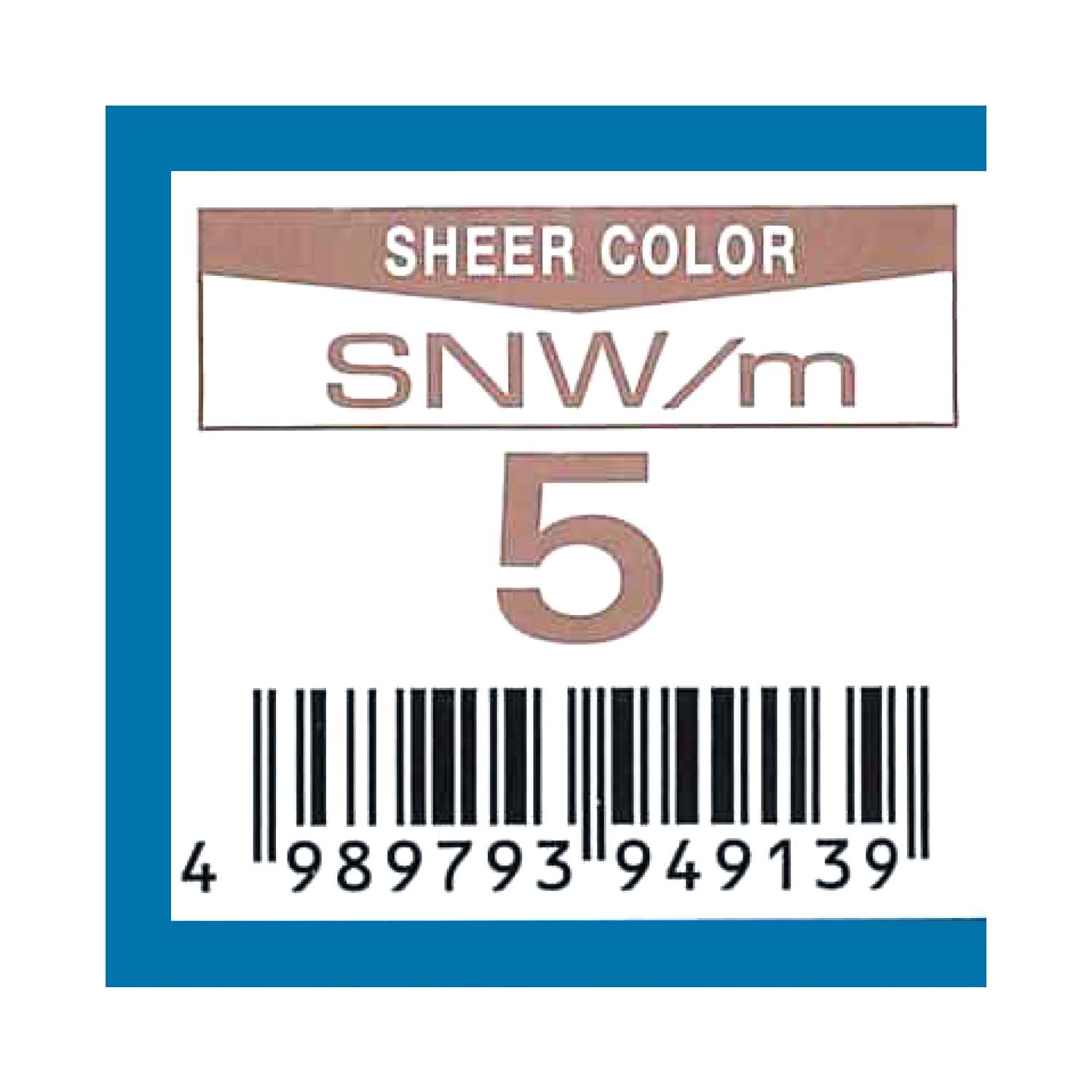 中野製薬 キャラデコ　SNW/M-5　シアーナチュラルウォーム　80g