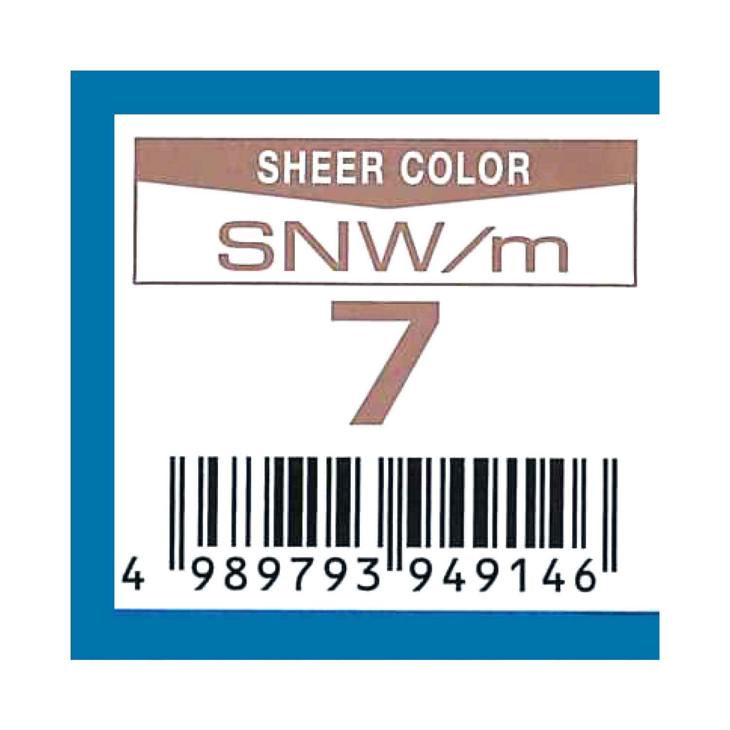 中野製薬 キャラデコ　SNW/M-7　シアーナチュラルウォーム　80g