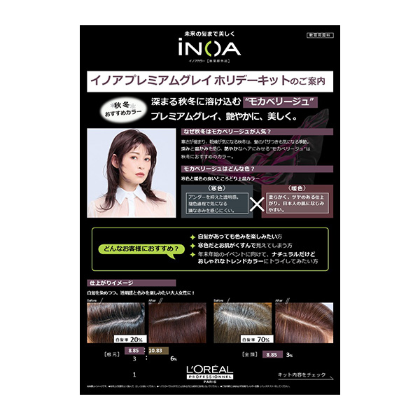 ロレアル プロフェッショナル イノア　プレミアムグレイ　ホリデーキット2025 