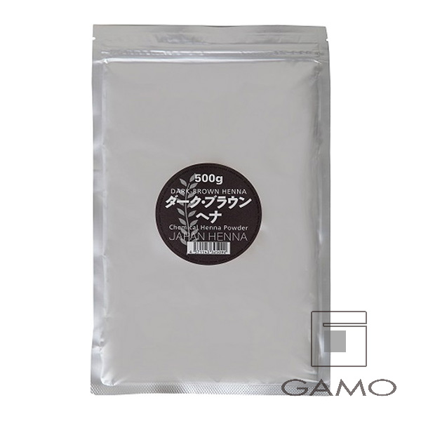ジャパンヘナ ダークブラウン 500g | G SELECT ガモウの理美容用品通販サイト