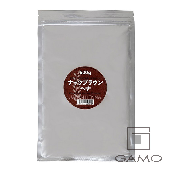 ジャパンヘナ ナッツブラウン 500g | G SELECT ガモウの理美容用品通販 
