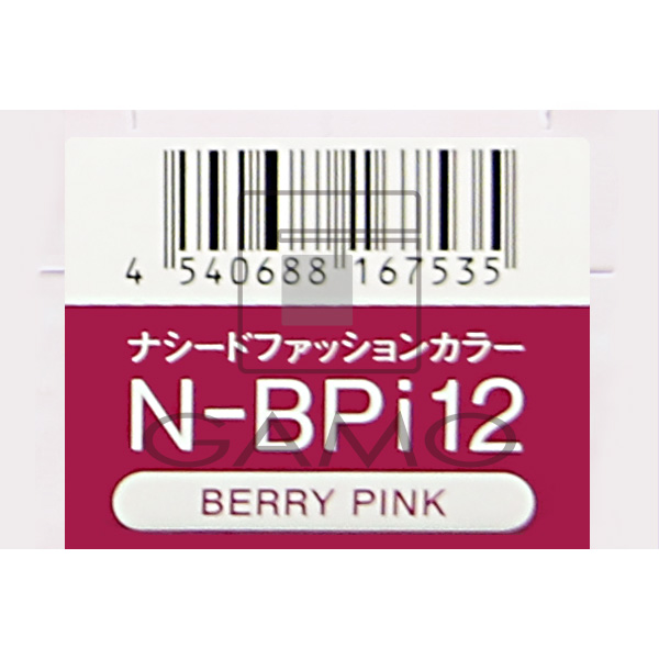 ナプラ ナシードカラー　ファッション　N-BPi12　ベリーピンク