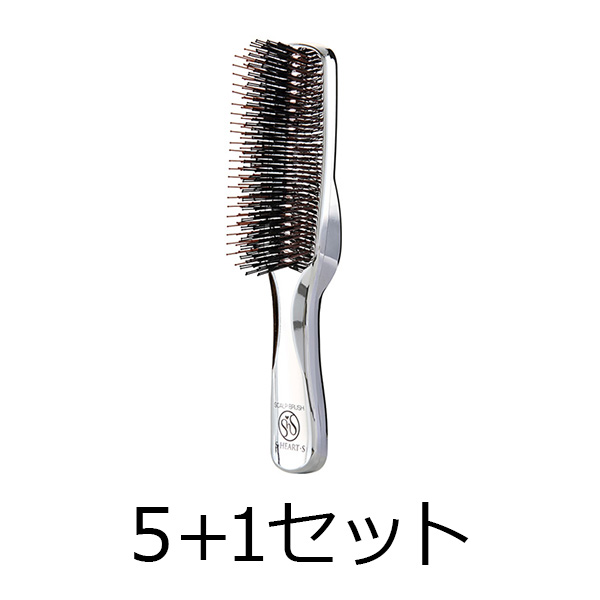 エス・ハート・エス 【期間限定セール】スカルプブラシ　Plusアクセル　ロング　6本セット