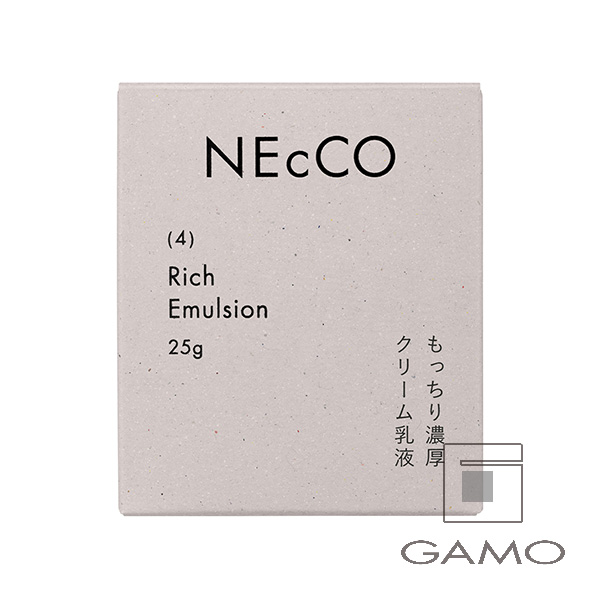 NEcCO リッチエマルジョン 25g G SELECT ガモウの理美容用品通販サイト