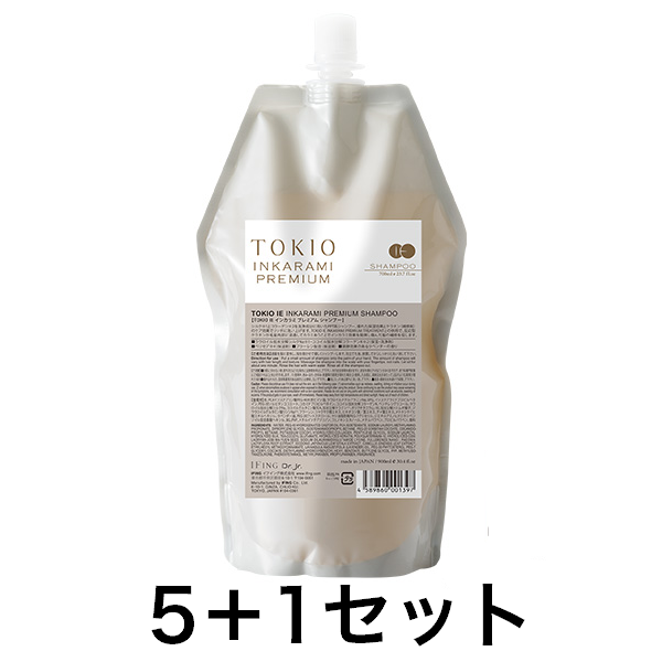 イフイング（TOKIO／AMASIA） 【5点分で１点無料】TOKIO　IE　インカラミ　プレミアムシャンプー　700ml　リフィル　5+1キャンペーンセット