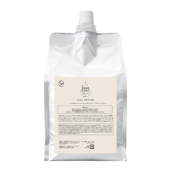 sins sins　ゼロコート　クレンジングシャンプー　1000ml　レフィル