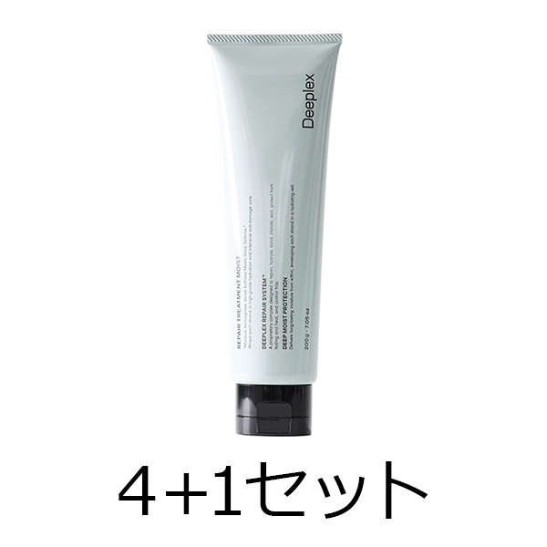 LOWBAL／IRONOWA 【4点購入で1点無料】　Deeplex　Treatment　Moist　200g　4+1セット