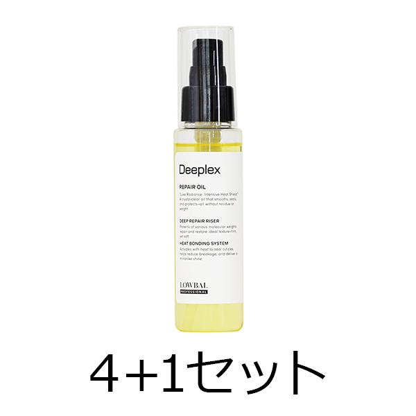 LOWBAL／IRONOWA 【4点購入で1点無料】　Deeplex　Oil　80ml　4+1セット