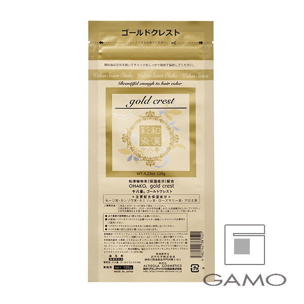 和漢彩染　日本グランテックス化粧品 和漢彩染　十八番　ゴールドクレスト