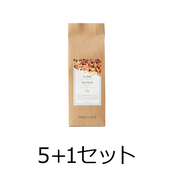 ティートリコ 【5点購入で1点無料】ティート　ピーチ(314)　50g　5＋1セット