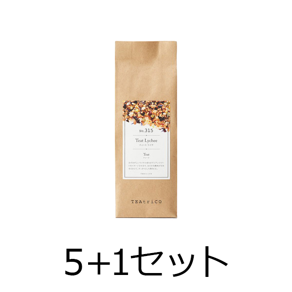 ティートリコ 【5点購入で1点無料】ティート　ライチ(315)　50g　5＋1セット
