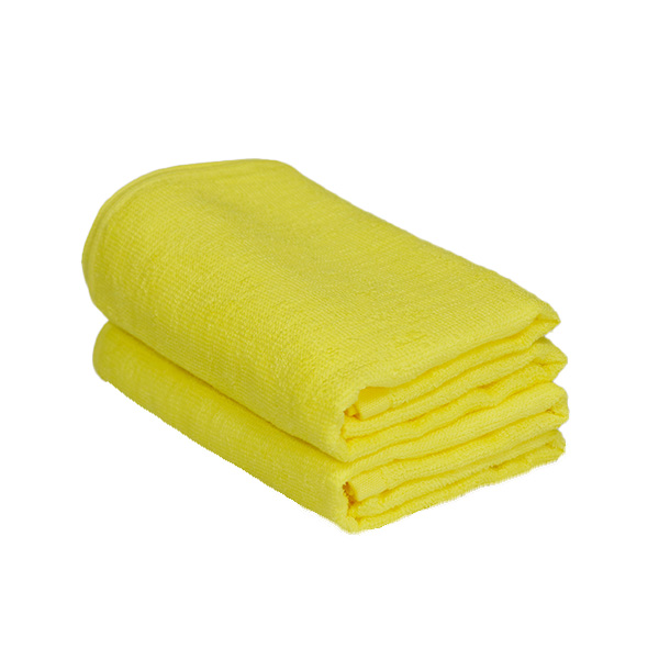 小物問屋 期間限定25％OFF　高級タオル　48枚セット　ショートパイル　220匁　No.11 イエロー