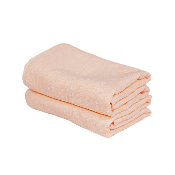 小物問屋 期間限定25％OFF　高級タオル　48枚セット　ショートパイル　220匁　No.18 サーモンピンク