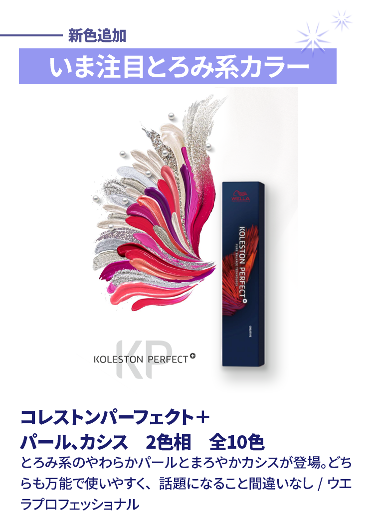 コレストンパーフェクト＋ パール、カシス 2色相 全10色