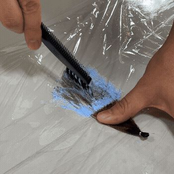 塗布の様子