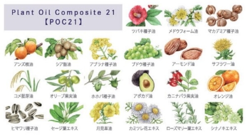 21種類の植物美容オイルイメージ