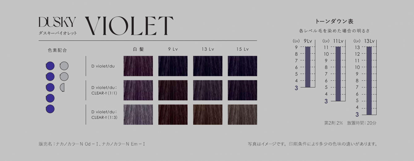 キャラデコダスキーバイオレット説明