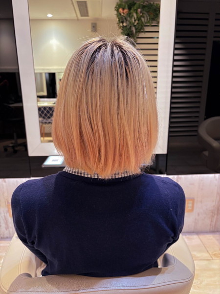ピンクベージュ Before