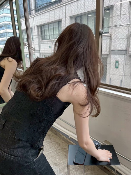 くすみbrown Before