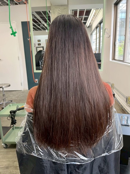 くすみbrown Before